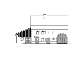 Transformation d'une ferme seltisberg_façade nord_201001rsa