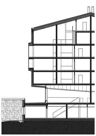 Detail Fassadenkonstruktion