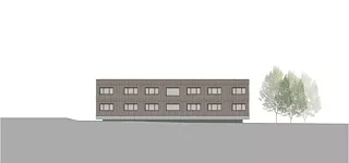 Façade nord maison B