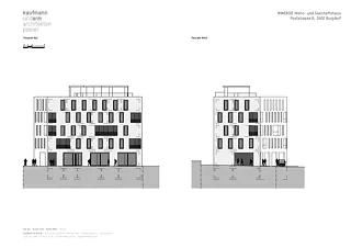 Vue façades sud et ouest
