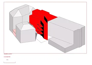 Axonometrie Süd