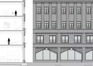 Coupe de façade 1:20 (Eda Buldas & Nevin Demircioglu)