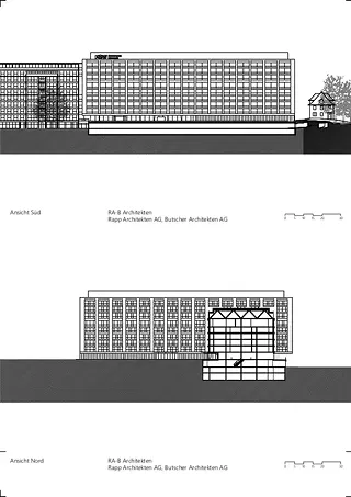 Süd- und Nordfassade