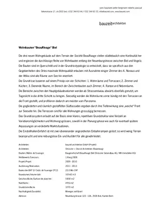 Projektbeschrieb