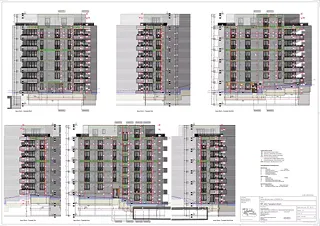 Réalisation de la façade