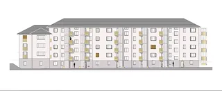 Ostfassade 1:50