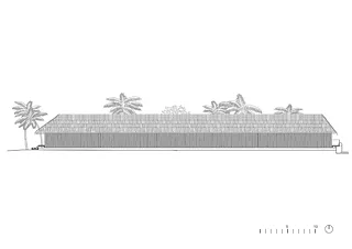 Façade longitudinale