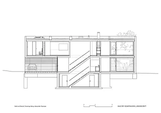 Haus Roy | Längsschnitt
