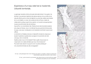 Expérience d'un bas-relief de la modernité. Urbanité territoriale.