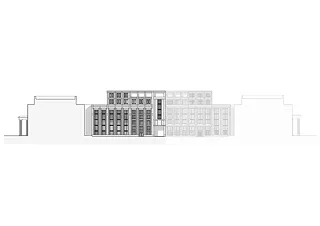 Fassade de la cour
