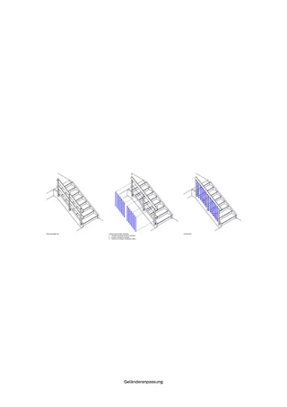 Detailplan Treppengeländer