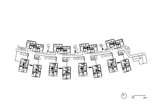 BWA, Quartier de logements En Jonchets, plan