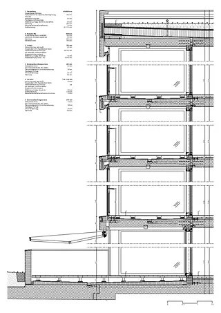 Coupe façade 1:25