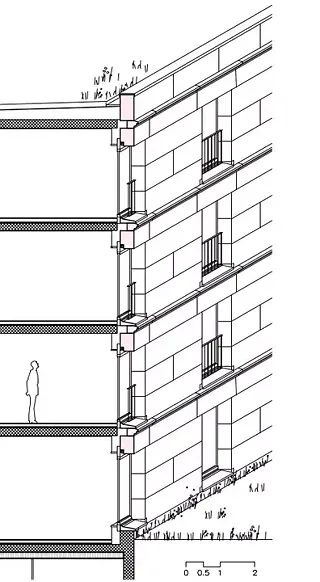 Axonométrie façade
