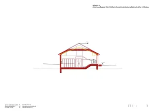 Atelierhaus Bargetzi Olten Waldheim_Coupe A-A