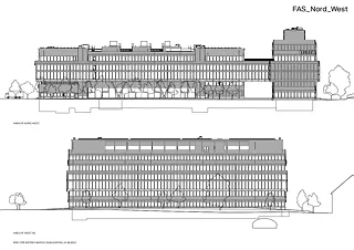 Nord- und Westfassade