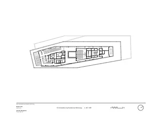 6. Obergeschoss 1:500