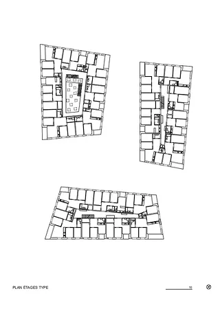 Plan étage type