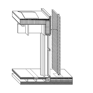 Coupe constructive axonométrique
