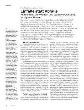 Publikation: Einfälle statt Abfälle. Phänomene der Wieder- und Weiterverwendung im alpinen Bauen