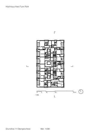 Grundriss 11. Obergeschoss_Gmür & Geschwentner Architekten