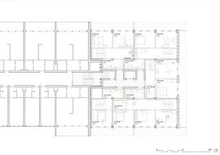 Artist housing étage nuit