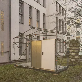 Dauerlaube, Entwurf einer Schrebergartenlaube