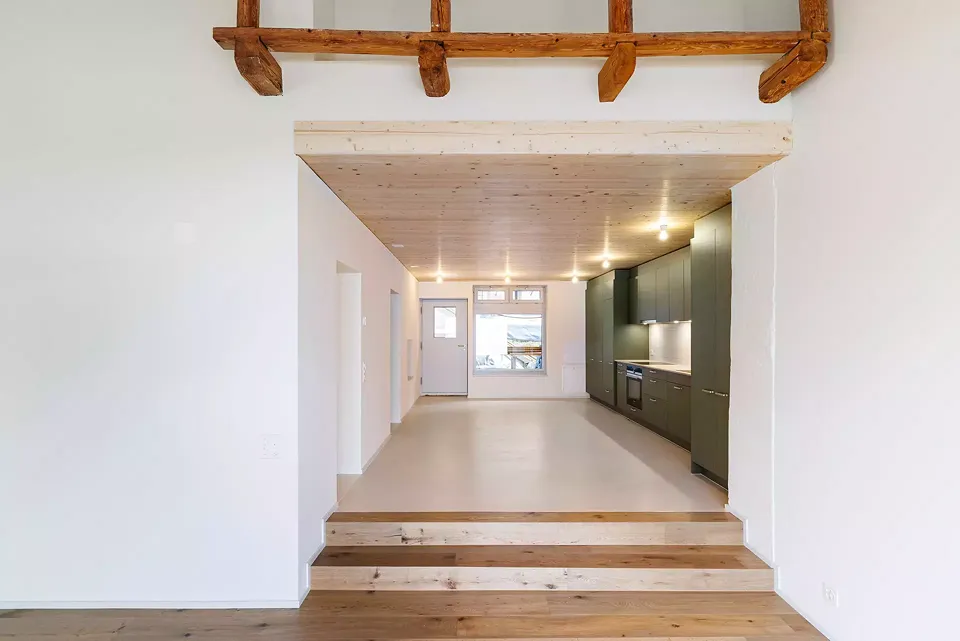 Wohnung im Untergeschoss der Scheune