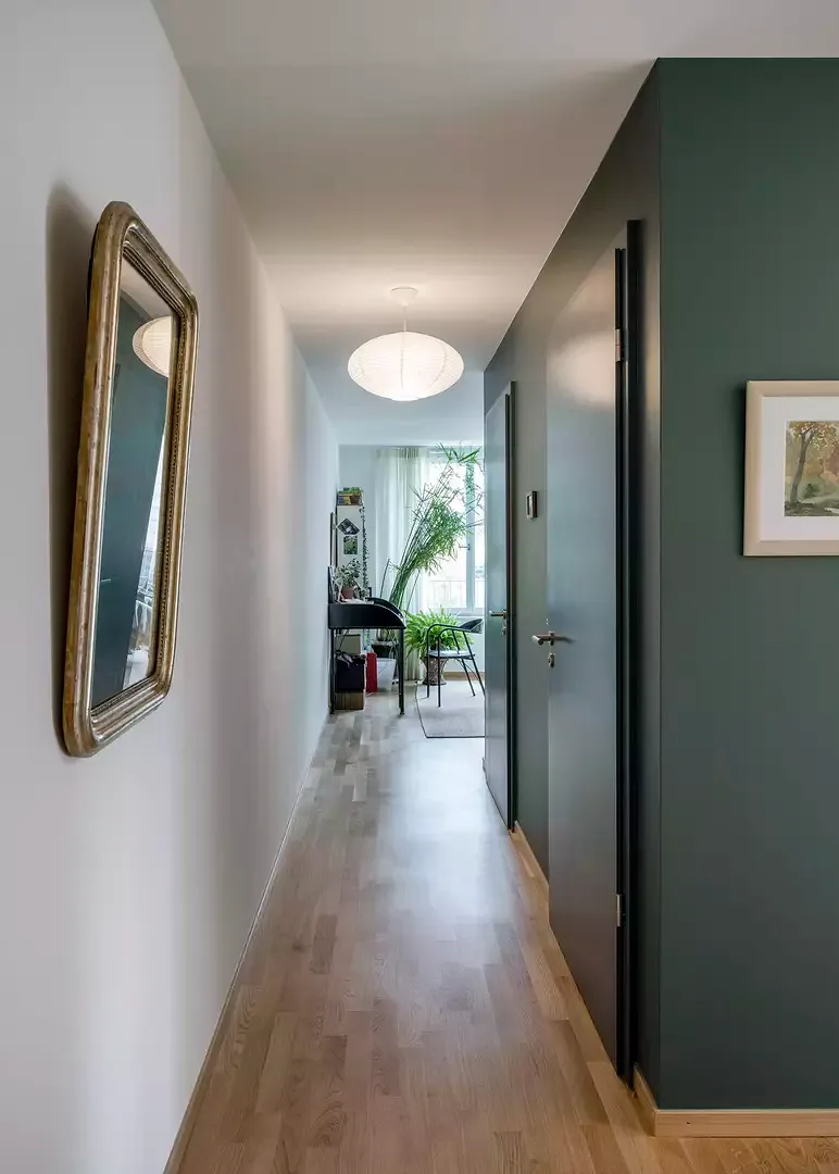 Appartement, vue depuis le hall d'entrée