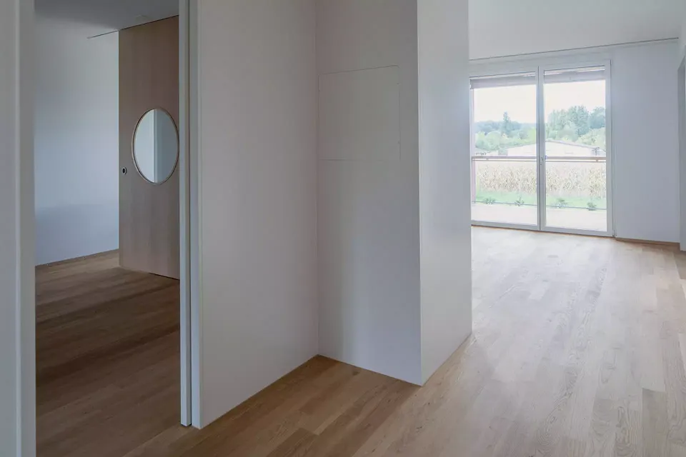 Vielfältige Blickbezüge in den Wohnungen