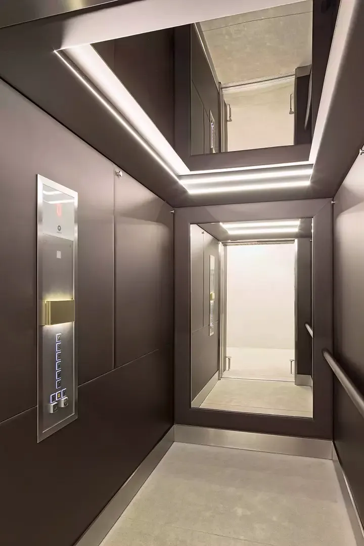 cabine en cuir