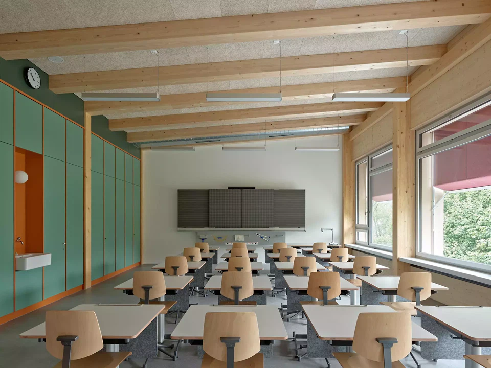 Klassenzimmer Dachgeschoss