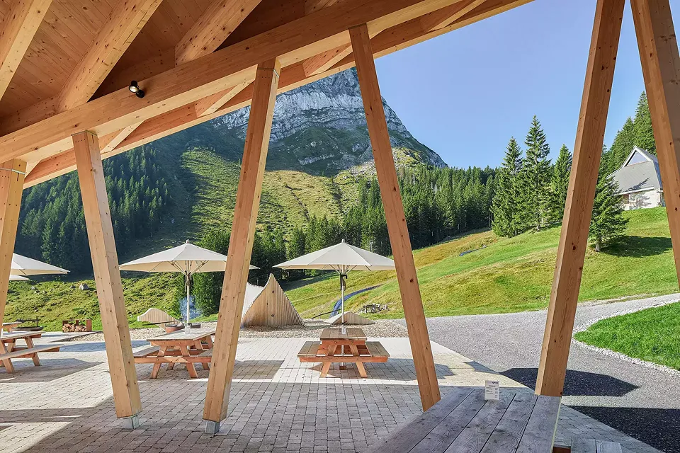 Drachenalp Ausblick