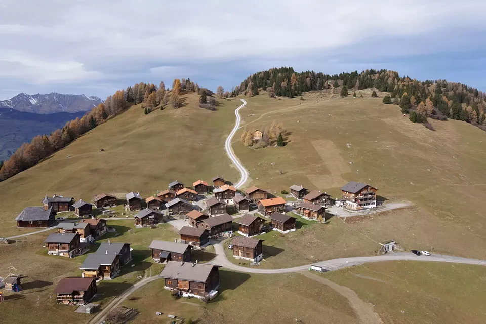 Obermutten Landschaft