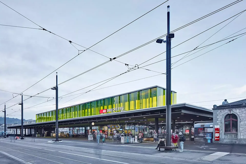 Ansicht Bahnhofplatz Süd