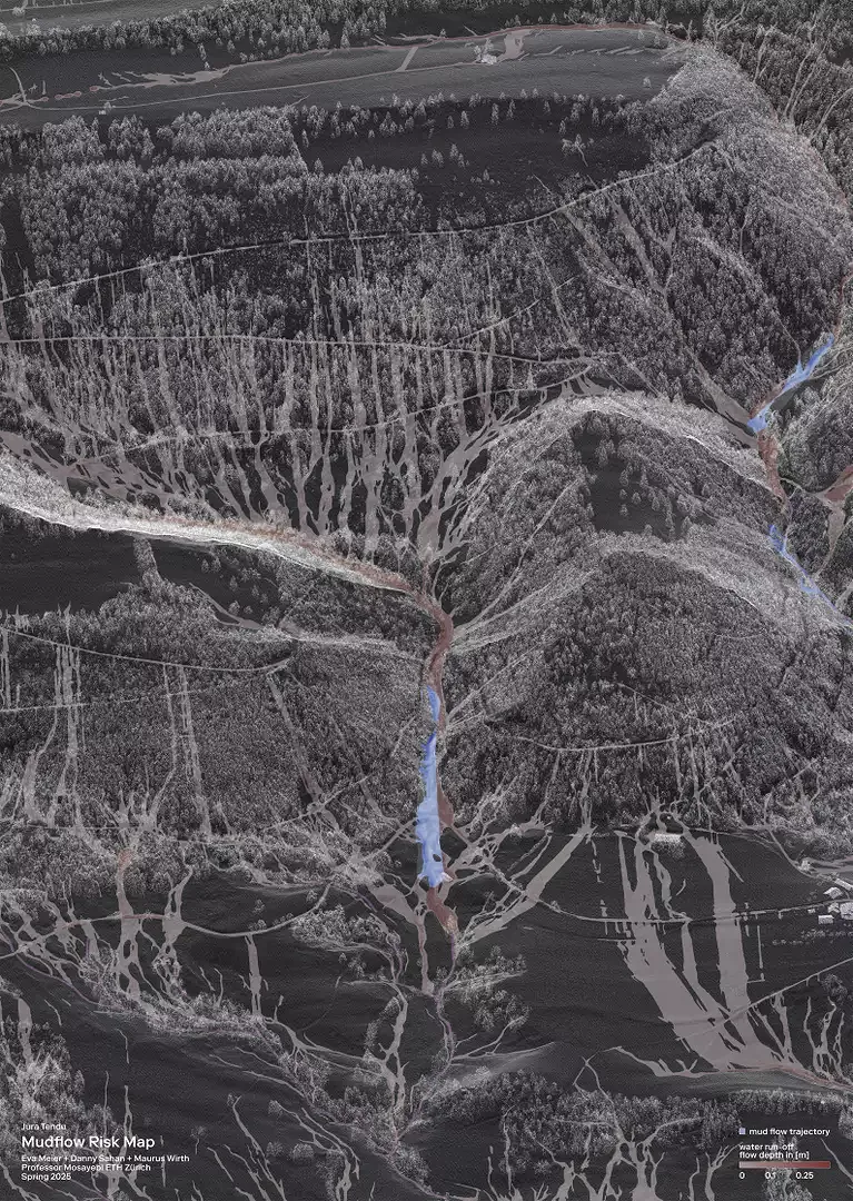 Jura Tendue, Risk Map, Eva Meier + Danny Sahan + Maurus Wirth