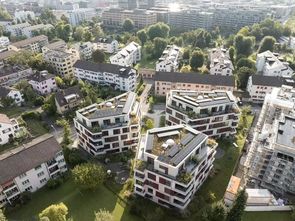Von Norden überflogen