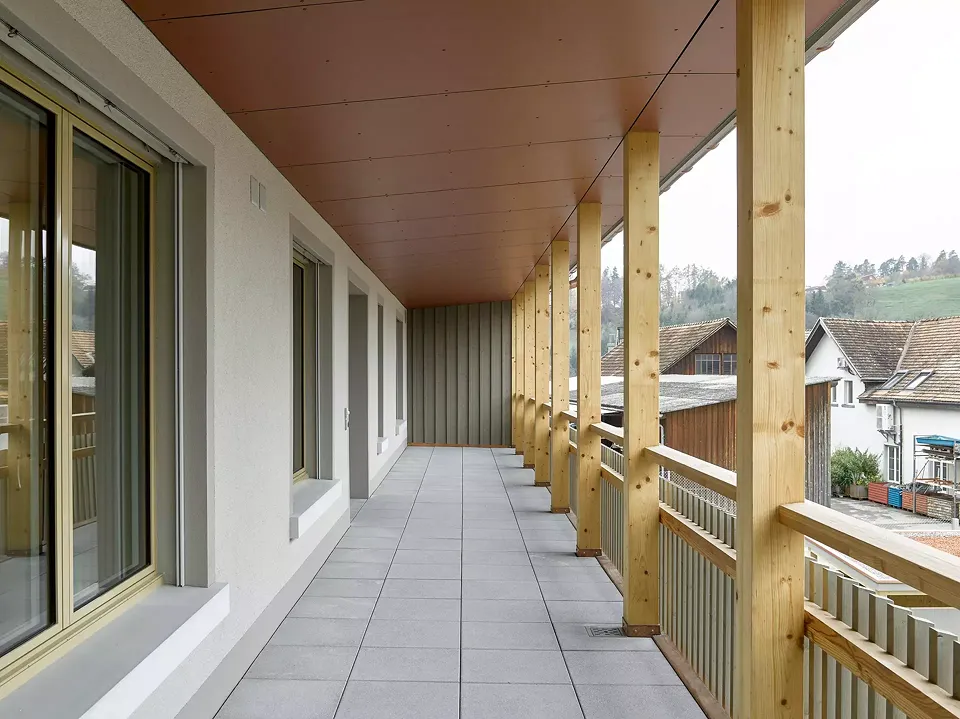 Laubengang Obergeschoss