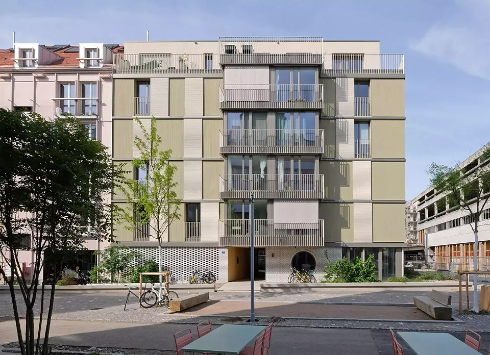 Nordostfassade Beckenweg