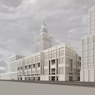 Museum für Zeitgenössische Kunst. Warschau Mitte, Wiederaufbau