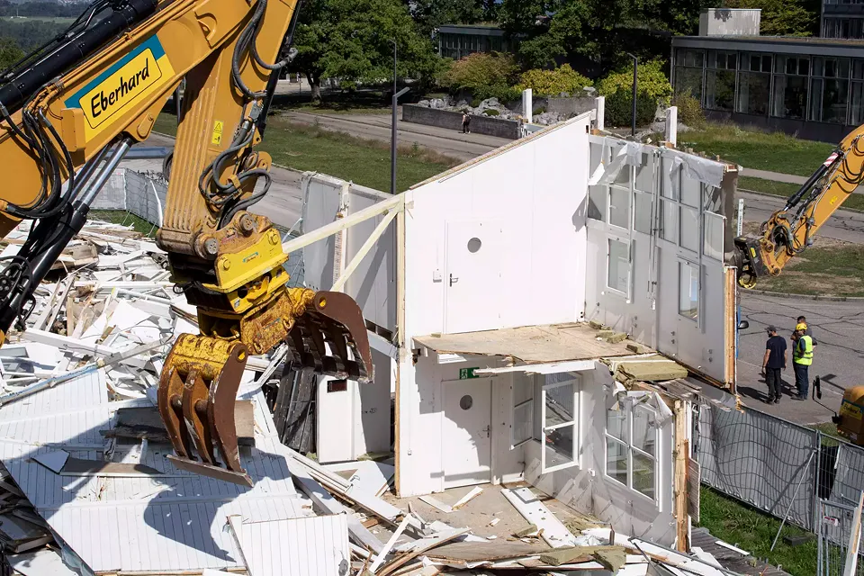 Abbruchbaustelle