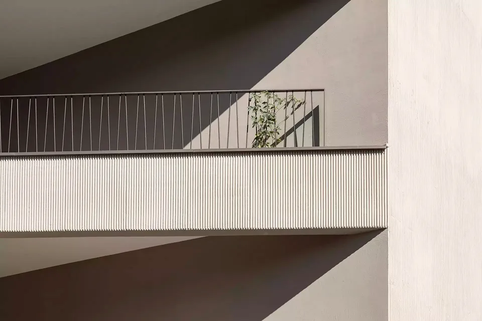 Loggia gegen Westen