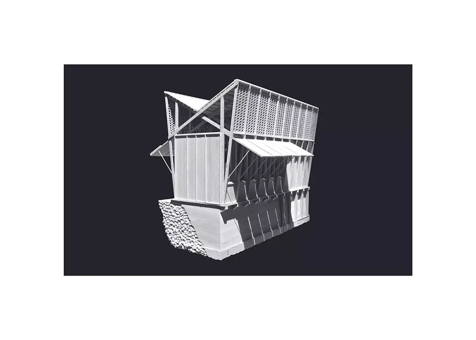 Maquette (façade sud-est)