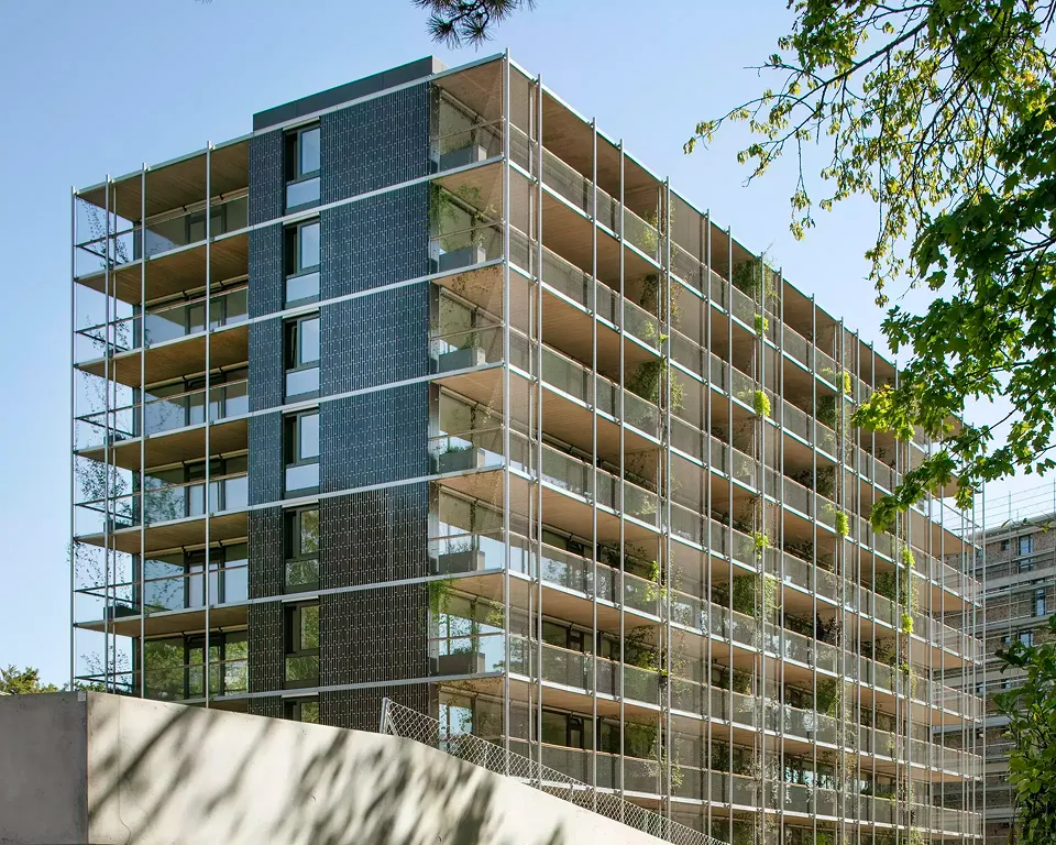 Immeuble Galerie-jardin