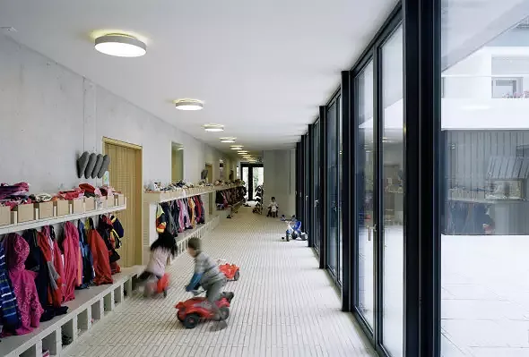 Korridor Kinderkrippe