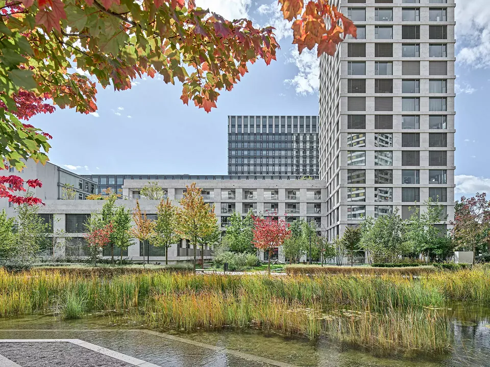 Ansicht vom Park