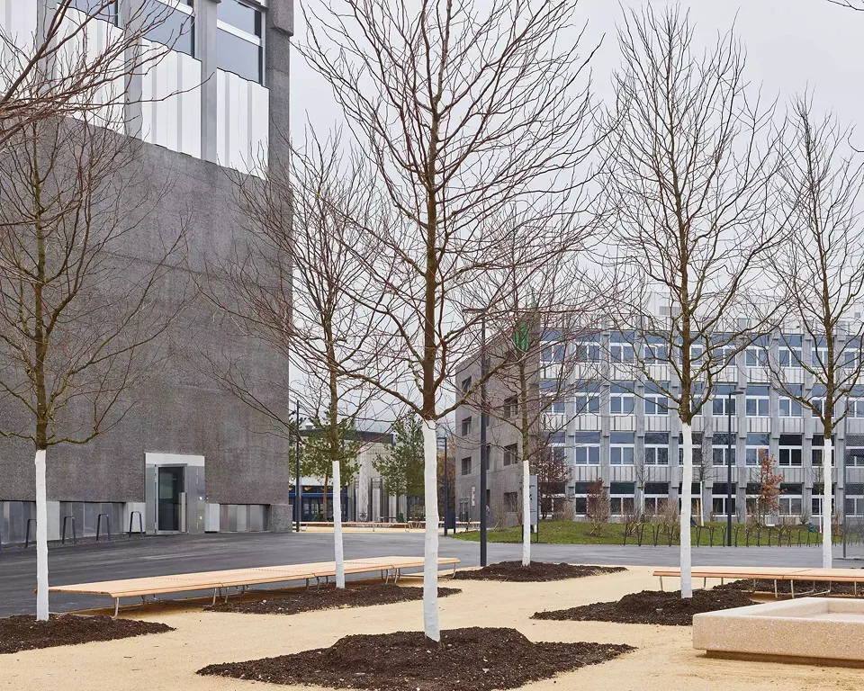 Le site de l'école au parc des sports