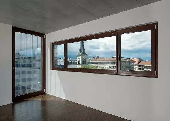 Séjour duplex / vue église Eaux-Vives