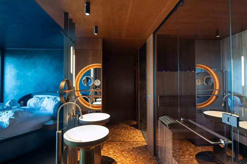 Wellnesssuite mit Sauna 