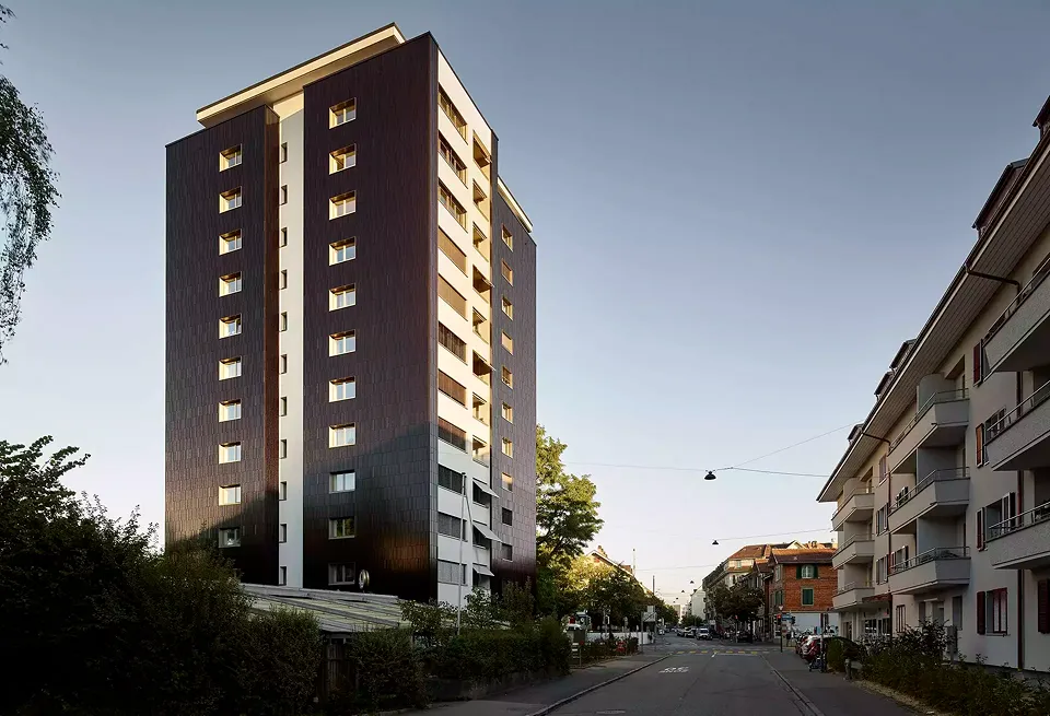 Fassaden Nord-West, Standstrasse Bern